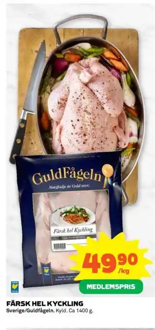 Coop FÄRSK HEL KYCKLING erbjuda