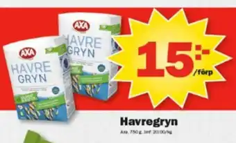 Pekås Havregryn erbjuda