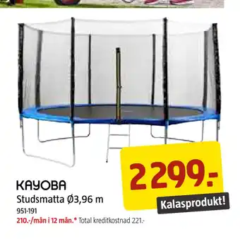 Jula Studsmatta Ø3,96 m erbjuda