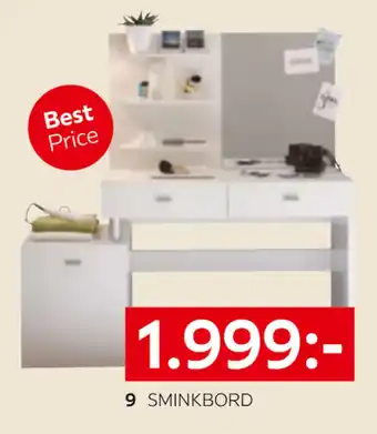 XXXLutz SMINKBORD erbjuda