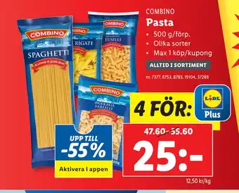 Lidl Pasta erbjuda