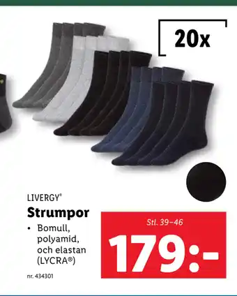 Lidl Strumpor erbjuda