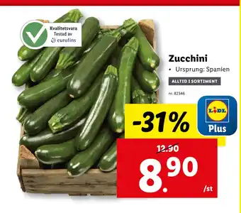 Lidl Zucchini erbjuda