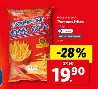 Lidl Pommes frites erbjuda