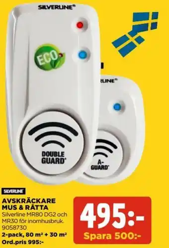Silverline Avskräckare Mus & Råtta 2-pack