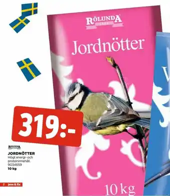 Jem&Fix Rölunda Jordnötter 10kg erbjuda