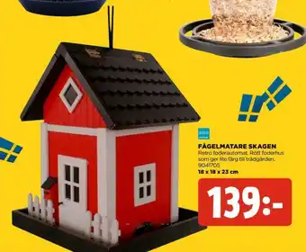 Jem&Fix Fågelmatare Skagen 18x18x23cm erbjuda