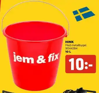 Jem&Fix Hink 10l erbjuda