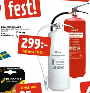 Brandsläckare 6kg