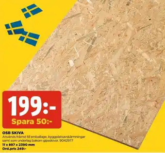 OSB Skiva 11x897x2390mm