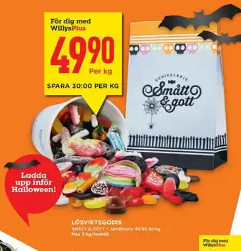 Smätt & Gott Lösviktsgodis 3kg