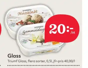 Hemköp Triumf gräddglass erbjuda