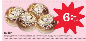 Hemköp Bonjour butiksbakat kaffebröd erbjuda