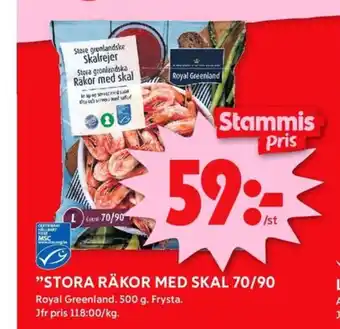Royal greenland räkor med skal