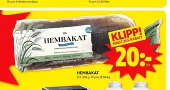 Hembakat bröd