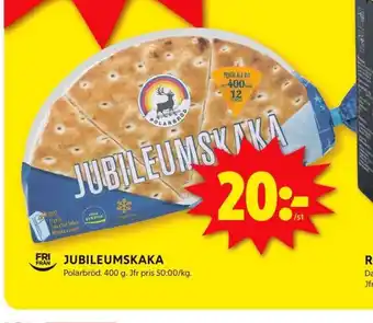 ICA Kvantum Jubileumskaka vetekakor erbjuda