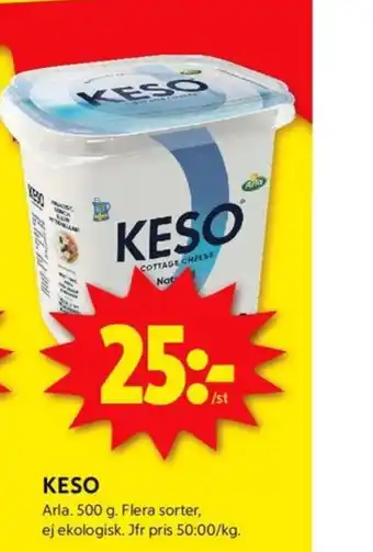 ICA Kvantum Keso cottage cheese erbjuda