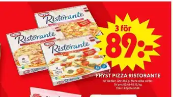 ICA Maxi Ristorante pizza erbjuda