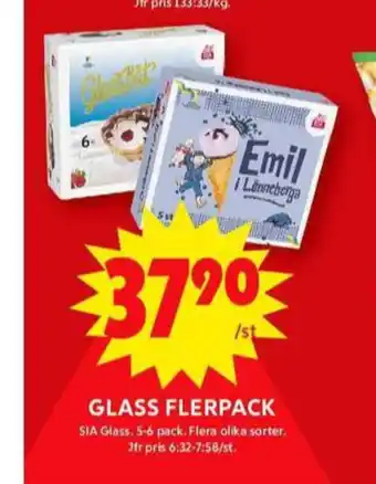 ICA Maxi Sia glassbåtar erbjuda