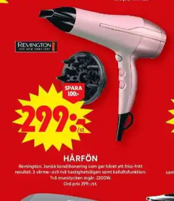 ICA Maxi Remington hårfön erbjuda