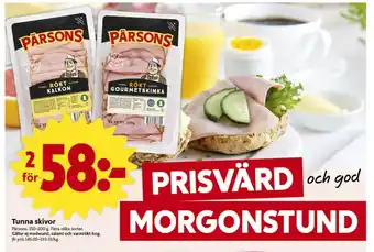 ICA Nära Pärsons skinka erbjuda