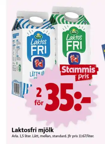 ICA Nära Arla lättmjölk erbjuda