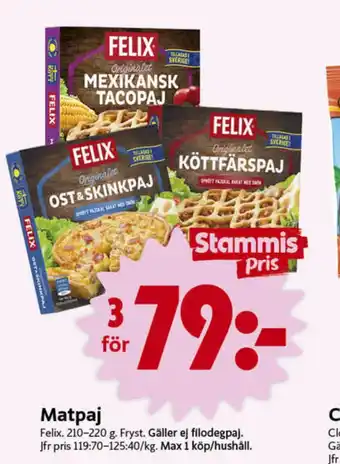 Felix matpajer