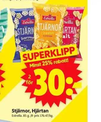 Estrella hjärtan salt