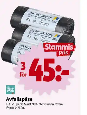 ICA Nära Ica avfallspåsar erbjuda