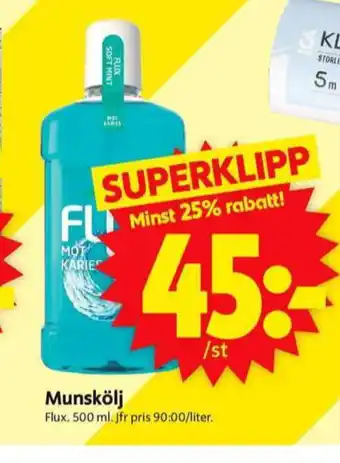 ICA Supermarket Flux munskölj erbjuda