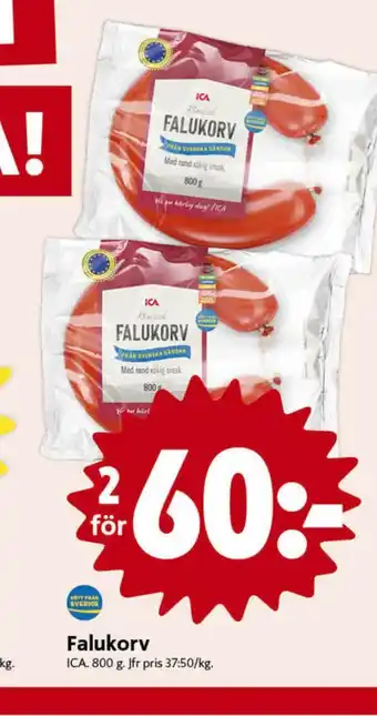 ICA Nära Ica falukorv erbjuda