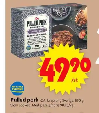 ICA Supermarket Ica pulled pork erbjuda