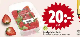 ICA Nära Ica jordgubbar erbjuda
