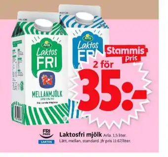 ICA Supermarket Arla lättmjölk erbjuda