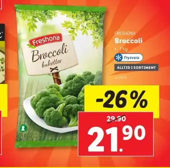 Lidl Freshona grönsaker erbjuda