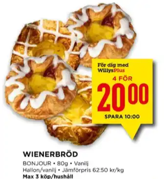 Bonjour butiksbakat kaffebröd