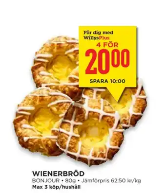 Bonjour butiksbakat kaffebröd