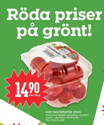 Willys Hemma Nature choise cocktailtomater erbjuda