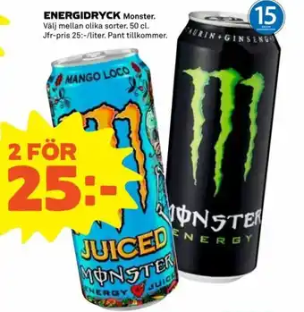 Monster Energidryck 50cl