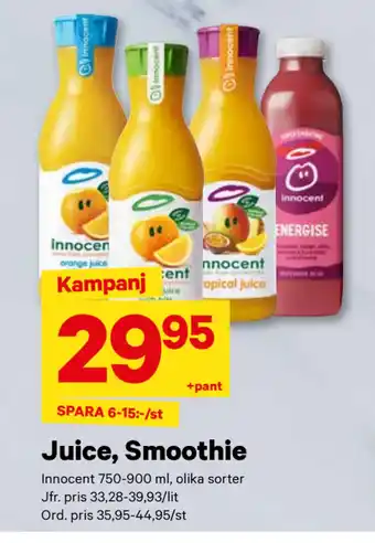 City Gross Juice, Smoothie erbjuda
