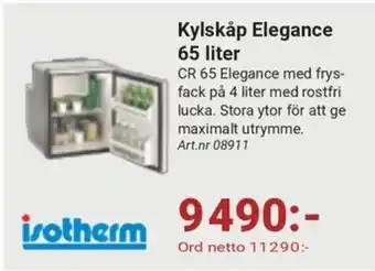 Erlandsons Brygga Kylskåp Elegance 65 liter erbjuda