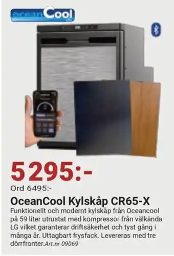 Erlandsons Brygga OceanCool Kylskåp CR65-X erbjuda