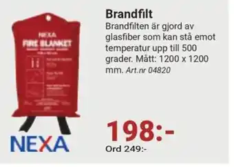 Erlandsons Brygga Brandfilt erbjuda