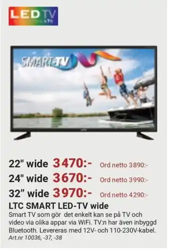 Erlandsons Brygga LTC SMART LED-TV wide erbjuda