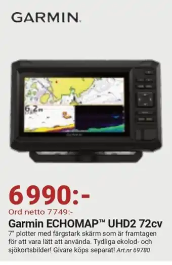 Erlandsons Brygga Garmin ECHOMAP™ UHD2 72cv erbjuda