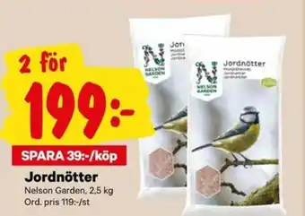 City Gross Nelson Garden Jordnötter 2,5kg erbjuda