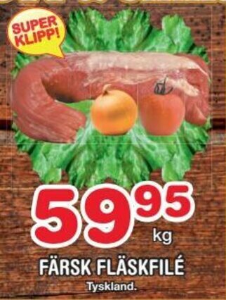 Nya Pulsen Färsk Fläskfilé erbjuda