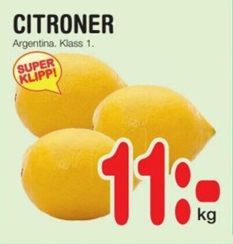 Nya Pulsen Citroner erbjuda
