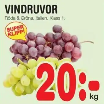 Nya Pulsen Röda & Gröna Vindruvor erbjuda