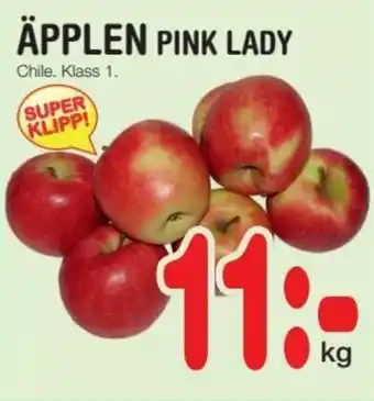 Nya Pulsen Äpplen Pink Lady Chile erbjuda
